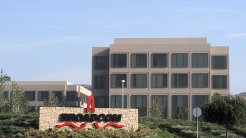 Broadcom headquarters building in Irvine, California.