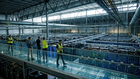 AI-generated data center.