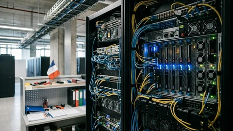 AI-generated data center.