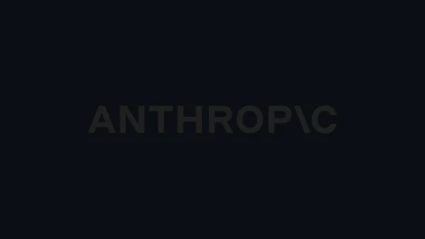The Anthropic wordmark in white lowercase letters centred on a plain near-black background.
