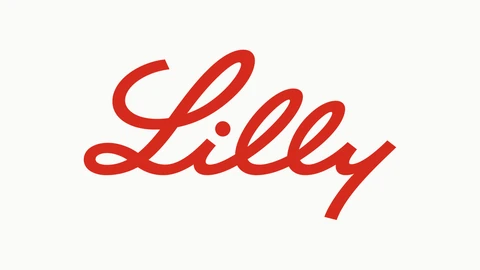 The red handwritten-style Lilly wordmark centred on a plain off-white background.