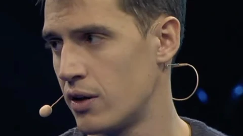 Arthur Mensch in a Slush video interview.