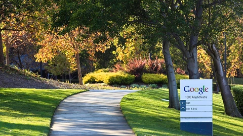 Google headquarters photographed in 2009.