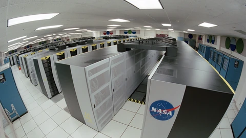 The Columbia Supercomputer at its largest capacity at NASA's Advanced Supercomputing Facility located at NASA Ames Research Center, Moffett Field, California